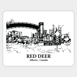 Red Deer - Alberta Magnet